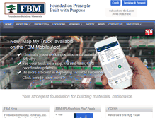 Tablet Screenshot of fbmsales.com